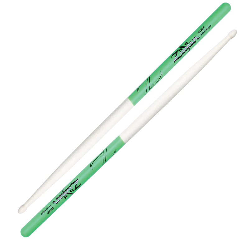 5A Maple Green DIP Drumsticks
