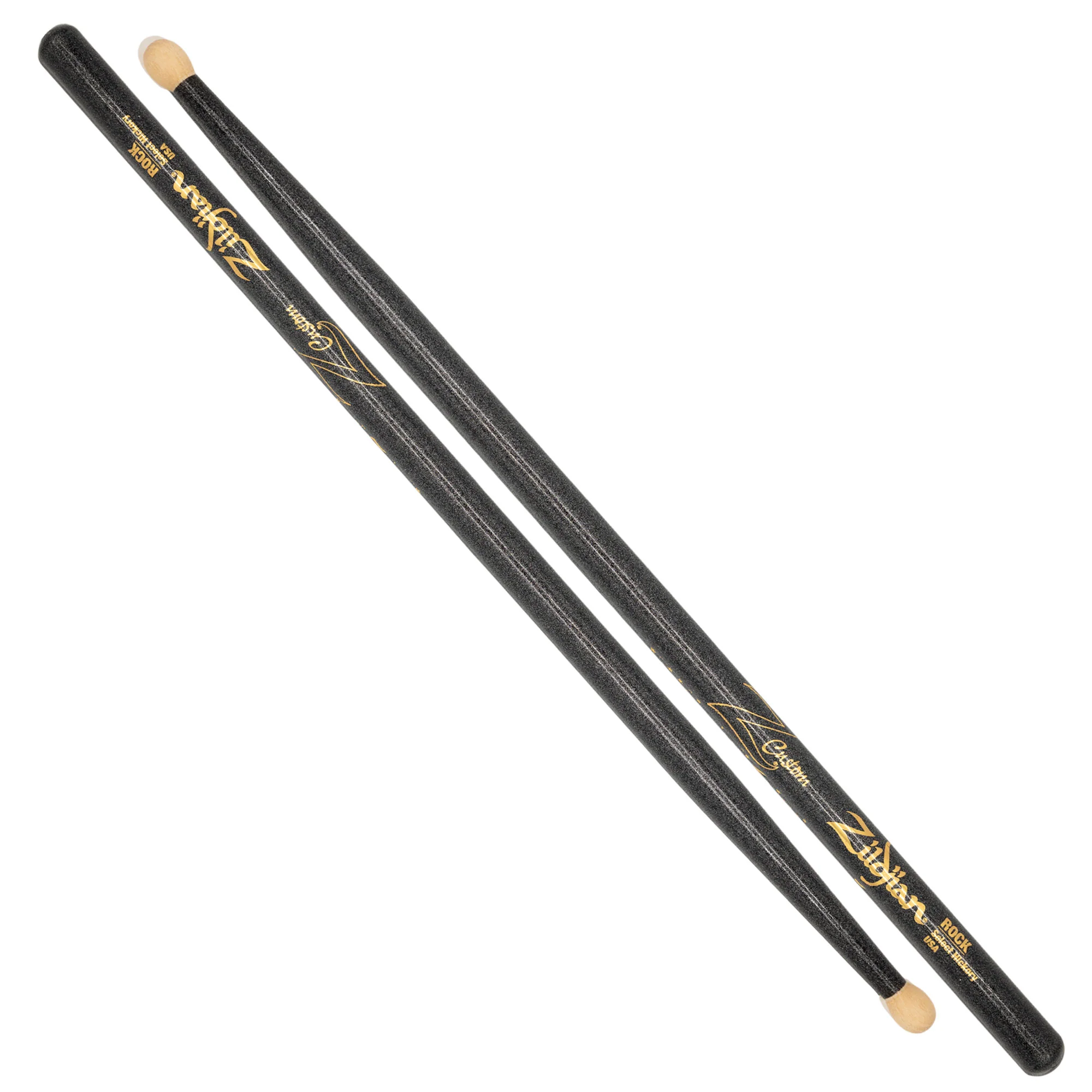 Z Custom LE Drumstick Collection ROCK Black Chroma, Wood Tip