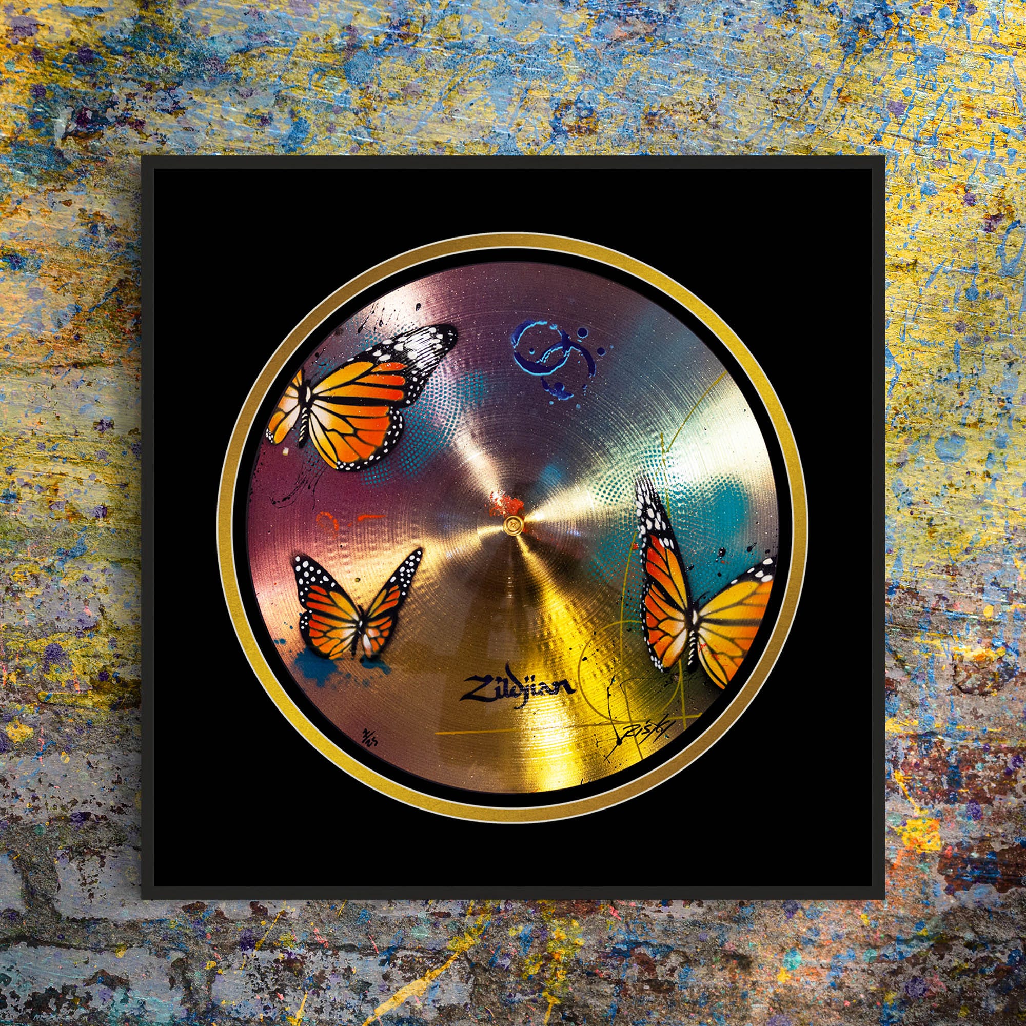 ZILDJIAN X RISK LTD EDITION CYMBAL PRINT